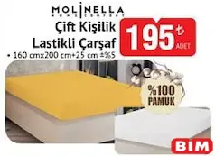 MOLİNELLA ÇİFT KİŞİLİK LASTİKLİ ÇARŞAF